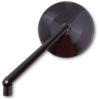 Highsider Montana Rückspiegel für Motorrad Schwarz glänzend