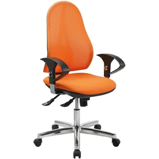 TOPSTAR Bürostuhl Open Point SY inkl. höhenverstellbaren Armlehnen orange