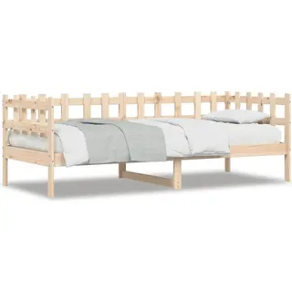 vidaXL Tagesbett Weiß 90x190 cm Massivholz Kiefer