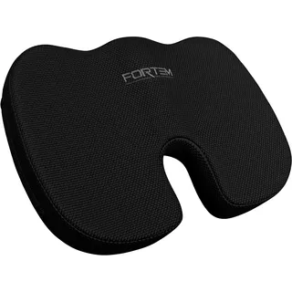 FORTEM Sitzkissen, Sitzpolster, Bürostuhlkissen, Memory-Schaum Schreibtischstuhl Kissen, Rutschfestes Sitzkissen für Gaming, Autositzkissen, Computerstuhlkissen, Waschbarer Bezug