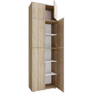 VCM my office Aktenschrank XXL Lona 917789 sonoma-eiche 3 Fachböden 70,0 x 39,0 x 223,0 cm