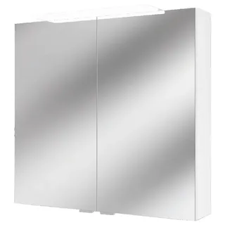 Spiegelschrank JOKEY "Lightblade", weiß, B:72cm H:68,5cm T:21cm, MDF, Schränke, Spiegelschrank, weiß, 72 cm Breite