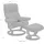 Relaxsessel Mayfair Mikrofaser 88 x 102 x 77 cm grau mit Relax-Funktion