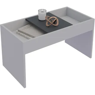 Beistelltisch VCM "Holz Beistelltisch Couchtisch Sofatisch Mantila", grau (weiß, anthrazit), Tische, Beistelltisch