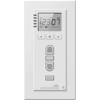 Schellenberg Smart Home Funk-Zeitschaltuhr Premium 5 Kanal Weiß