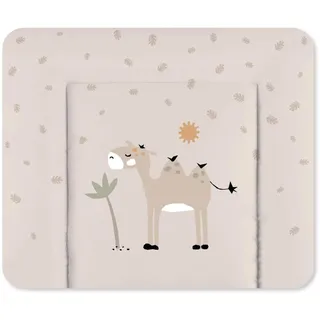 Julius Zöllner Wickelauflage Softy 75x75 cm - Wickelunterlage - wasserdicht und abwischbar - Made in Germany – Oeko-Tex Standard 100 – Savanne beige