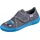 Hüttenschuhe grau/hellblau (2060) 33