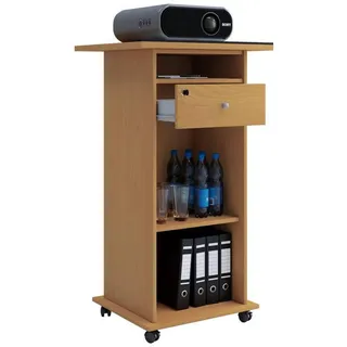 Mid.you Stehpult , Buchefarben , Holzwerkstoff , 108,3 cm Schubladen , 50x108.3x60 cm , Stauraum , Büromöbel, Schreibtische, Stehpulte