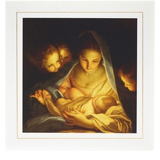 UK Greetings Religiöse Weihnachtskarte – Traditionelle Jungfrau Maria und Jesuskind – Weihnachtskarte religiös – Jesus Weihnachtskarte Multi, 386950-0-8
