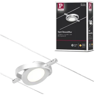 Paulmann Wire Systems Spot RoundMac Einzelspot 200lm 4,5W 3000K 12V Chrom matt Chrom