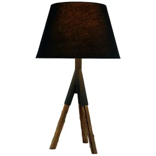 Dreibein Tischlampe Treibholz Handarbeit Wohnzimmer Schlafzimmer Tischleuchte