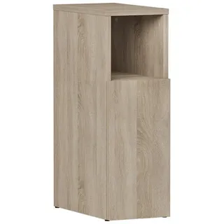 Vicco Nachttisch Enton Sonoma 20 x 59.5 cm mit 1 Tür , Sonoma Eiche , Holzwerkstoff , Rechteckig , 20x59.5x35 cm , Schlafzimmer, Nachtkästchen