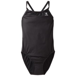 TYR Sport Mädchen Durafast Elite Solid Diamondfit Badeanzug, Damen, Durafast Elite Solid Diamondfit, Durafast Elite Solid Diamondfit, schwarz, 34