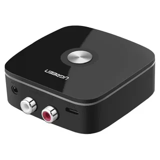 Adapter / Odbiornik Bluetooth 5.1 Ugreen Cm106 2X Rca, Jack 3.5Mm, Aptx Hd, Usb-C (Czarny) - Schwarz