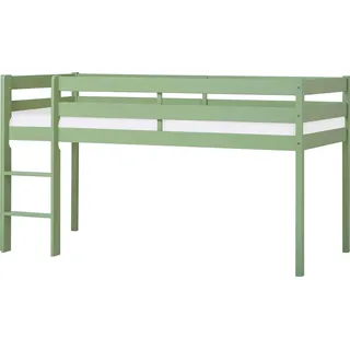 Hoppekids Hochbett ECO COMFORT 101 x 114 x 206 cm Kiefer massiv grün