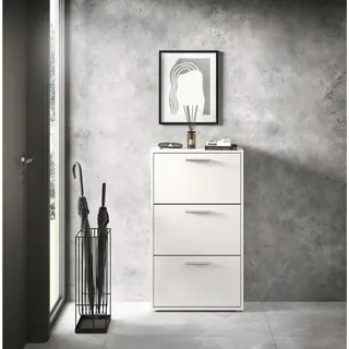 HBZ Sam Schuhkipper 59 x 103 x 17 cm weiß / weiß matt