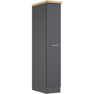 kochstation Apothekerschrank KS-Milan 30 x 60 x 166 cm Grau