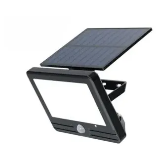 LUXULA Außenstrahler Solar 300lm IP54 inkl. Bewegungsmelder Schwarz