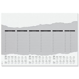 Sigel HO305 Schreibunterlage Jahresplan Weiß (B x H) 595mm x 410mm