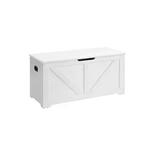 VASAGLE Sitztruhe LSB060T14 weiß Holz 100,0 cm