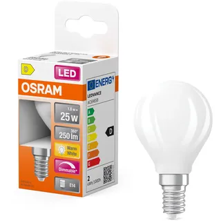 Osram LED-Lampe 1,8 W E14 250 lm warmweiß dimmbar