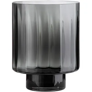 Gilde Windlicht »Novus, Glas, anthrazit, Handarbeit, von Gilde, Ø27,5,x35cm