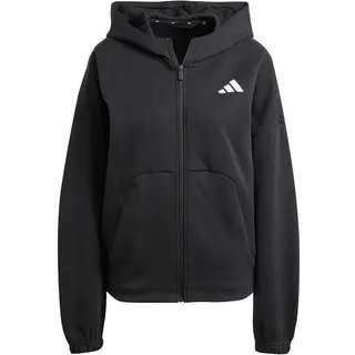 adidas Future Icons Small Logo Full-Zip Sweatjacke Damen JE3989 - black L