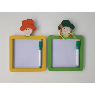 Comarco Sa 82001 Kreidetafeln zum Aufhängen, mehrfarbig, 15x15 cm