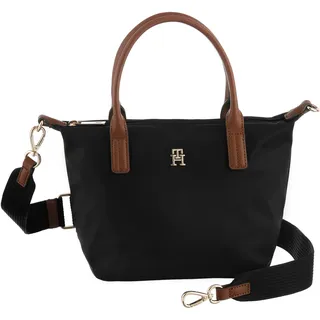 Tommy Hilfiger Popette Mini Tote Umhängetasche Textil Black