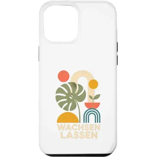 Hülle für iPhone 12 Pro Max Monstera Deliciosa I Tropische Zimmerpflanze Topf Zucht