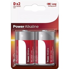 Batterie D/LR20 Alkaline, 2 Stück, für Geräte mit hohem Stromverbrauch