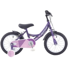 Wildtrak - 14 Zoll Fahrrad für Kinder von 3-5 Jahren mit Stützrädern – Lila