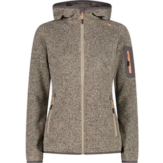 CMP Fix Hood Damen Fleecejacke sabbia terra 44