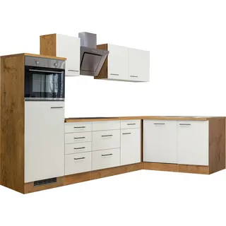 Flex-Well Exclusiv Winkelküche/L-Küche Vintea 280x170 cm Magnolia-Lancelot Oak