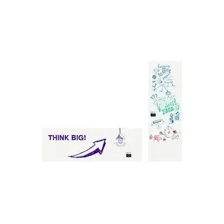 Legamaster selbstklebende Whiteboardfolie WRAP-UP blanko 150,0 x 101,0 cm, 1 St.