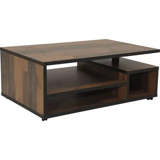 Hela Eike rollbar Oldwood schwarz / braun 110 x 68 x 50 cm