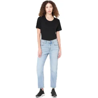 Levi's Damen, Jeanshose 501 Crop", High Rise, Straight Fit, blau (no rush), W30/L30