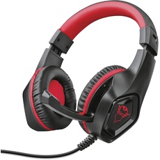 Bild GXT 404R Rana Kopfhörer Kabelgebunden Kopfband Gaming Schwarz, Rot