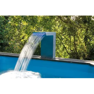 Ubbink Poolwasserfall »Straight LED« 72 feine Wasserdüsen, silberfarben