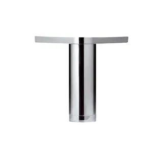 Pelipal Fußteil - Chromfarben - Kunststoff - H 10 cm - 2er Set