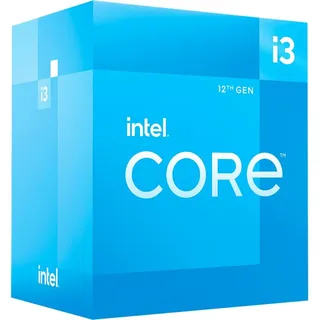 Intel Core i3-12100 3.3ghz LGA1700 12M Cache Boxed CPU - Blue / Grey