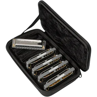 Hohner Rocket C/G/A/D/Bb Mundharmonika 5er Pack
