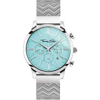 THOMAS SABO Herrenuhr Edelstahl, Edelstahl Silberfarben