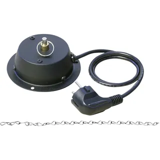 Showtec Spiegelkugel Motor bis 30cm Durchmesser, inklusive Kette, 3 Umdrehungen pro Minute
