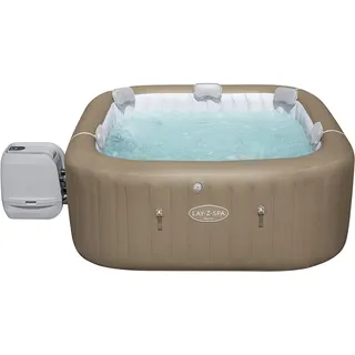 Bestway® Lay-Z-SPA® Whirlpool Palma Hydrojet ProTM 201 x 201 x 80 cm, eckig, Caramel
