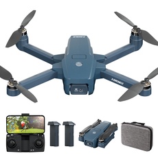 X15 Drohne mit bürstenlosem Motor, 4K HD-Kamera für Anfänger, 11 m/s MAX Livello Vento 4, Fernbedienung, 5G WiFi FPV Video, Erwachsene, Professional, RC-Quadcopter, UAV, Helikopter-Drohne, 2 Akkus