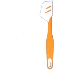 Tupperware Griffbereit Top-Schaber orange/mango weiß D167 Silikon TOP-Teigspachtel Topfschaber groß (Kunststoff/Silikon)