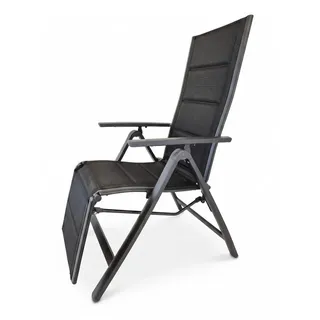 Lex Relaxsessel Gartensessel 60 x 72 x 110 cm anthrazit