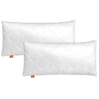 sleepling 2er Set Kissen 30x50 cm, Sofakissen, Kissenfüllung, Zierkissen für Allergiker, Deko Kissen Füllung 30 x 50, Ökotex, Waschbar bis 60 Grad, Made in EU, Basic 100