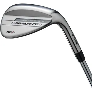 Wilson Harmonized Wedge, Größerer Sweetspot, 52° Loft, Linkshänder, Legierter Stahl, Silber/Schwarz